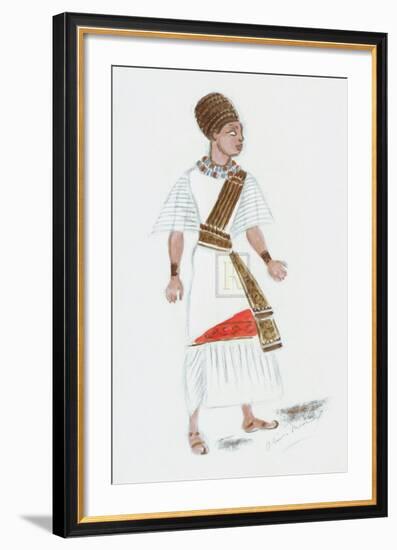 Designs for Cleopatra XLVIII-Oliver Messel-Framed Premium Giclee Print