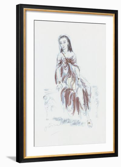 Designs for Cleopatra XV-Oliver Messel-Framed Premium Giclee Print