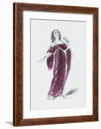 Designs for Cleopatra XVI-Oliver Messel-Framed Premium Giclee Print