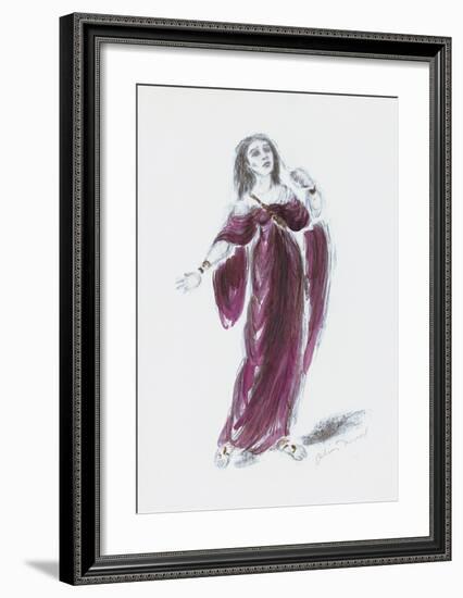 Designs for Cleopatra XVI-Oliver Messel-Framed Premium Giclee Print