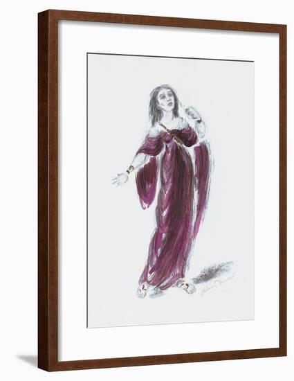 Designs for Cleopatra XVI-Oliver Messel-Framed Premium Giclee Print