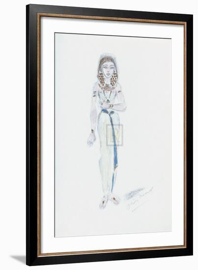 Designs for Cleopatra XX-Oliver Messel-Framed Premium Giclee Print