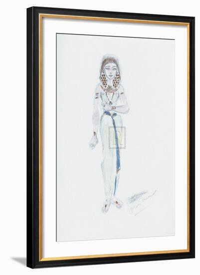 Designs for Cleopatra XX-Oliver Messel-Framed Premium Giclee Print