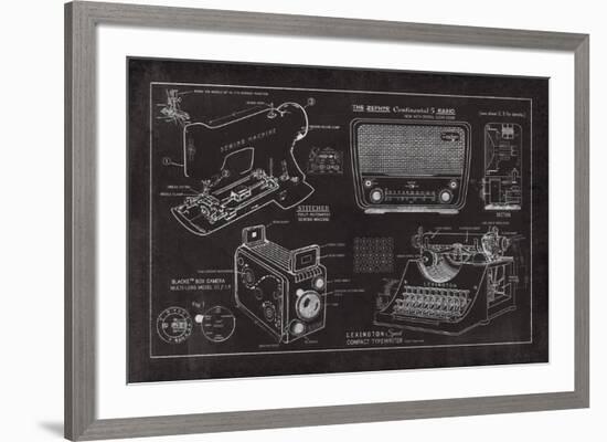 Designs For Living-The Vintage Collection-Framed Giclee Print