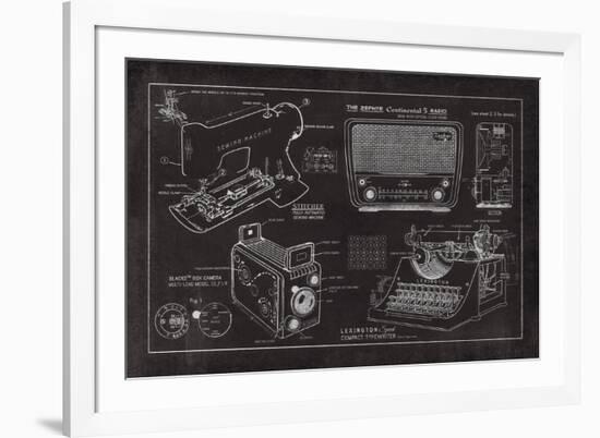 Designs For Living-The Vintage Collection-Framed Giclee Print