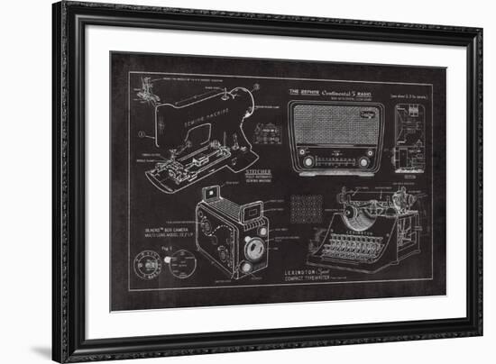 Designs For Living-The Vintage Collection-Framed Giclee Print