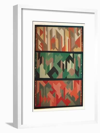 'Designs for Rugs by the Allgauer Handwebeteppiche', c1928-Unknown-Framed Giclee Print