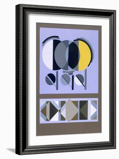 Designs from 'Relais', C.1920S-1930 (Colour Litho)-Edouard Benedictus-Framed Giclee Print