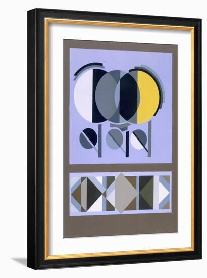 Designs from 'Relais', C.1920S-1930 (Colour Litho)-Edouard Benedictus-Framed Giclee Print