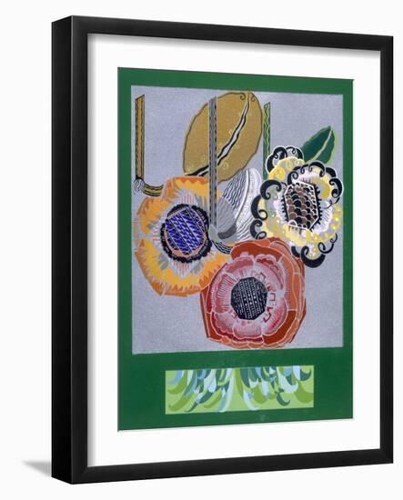Designs from 'Relais', C.1920S-1930 (Colour Litho)-Edouard Benedictus-Framed Giclee Print