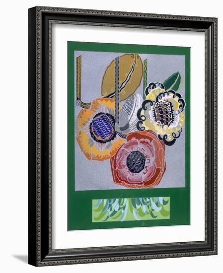 Designs from 'Relais', C.1920S-1930 (Colour Litho)-Edouard Benedictus-Framed Giclee Print