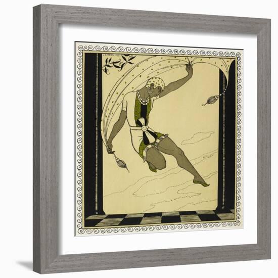 Designs On the Dances Of Vaslav Nijinsky-Georges Barbier-Framed Giclee Print