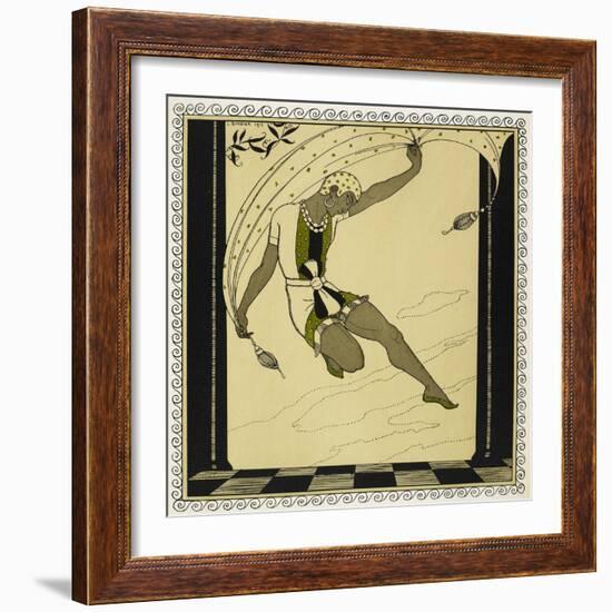 Designs On the Dances Of Vaslav Nijinsky-Georges Barbier-Framed Giclee Print