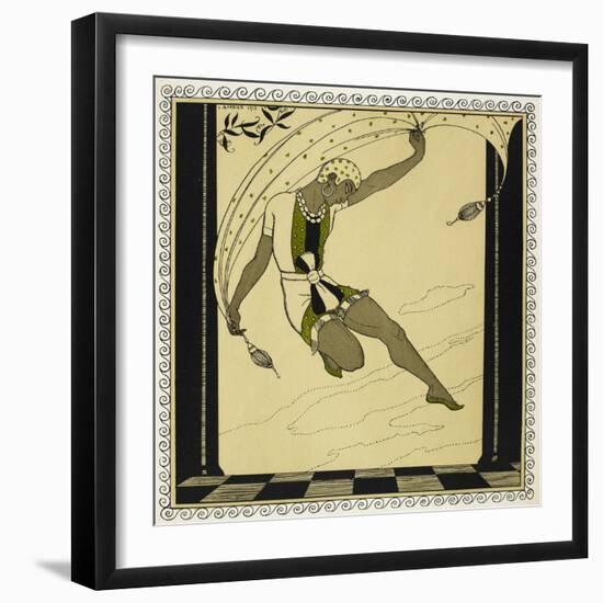 Designs On the Dances Of Vaslav Nijinsky-Georges Barbier-Framed Giclee Print