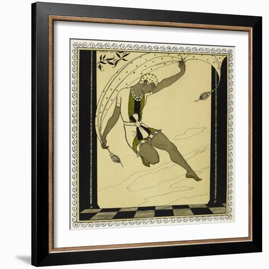 Designs On the Dances Of Vaslav Nijinsky-Georges Barbier-Framed Giclee Print