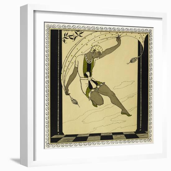 Designs On the Dances Of Vaslav Nijinsky-Georges Barbier-Framed Giclee Print