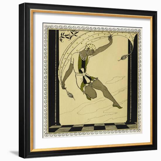 Designs On the Dances Of Vaslav Nijinsky-Georges Barbier-Framed Giclee Print