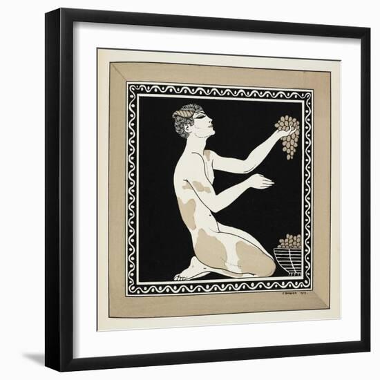 Designs On the Dances Of Vaslav Nijinsky-Georges Barbier-Framed Giclee Print