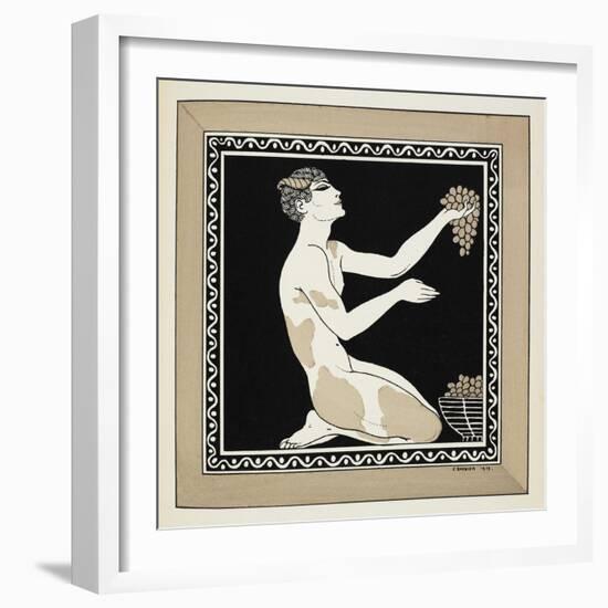 Designs On the Dances Of Vaslav Nijinsky-Georges Barbier-Framed Giclee Print