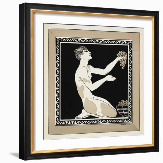 Designs On the Dances Of Vaslav Nijinsky-Georges Barbier-Framed Giclee Print