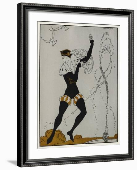 Designs On the Dances Of Vaslav Nijinsky-Georges Barbier-Framed Giclee Print