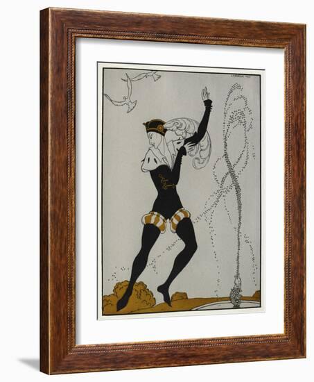 Designs On the Dances Of Vaslav Nijinsky-Georges Barbier-Framed Giclee Print