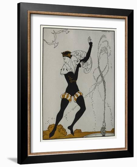 Designs On the Dances Of Vaslav Nijinsky-Georges Barbier-Framed Giclee Print