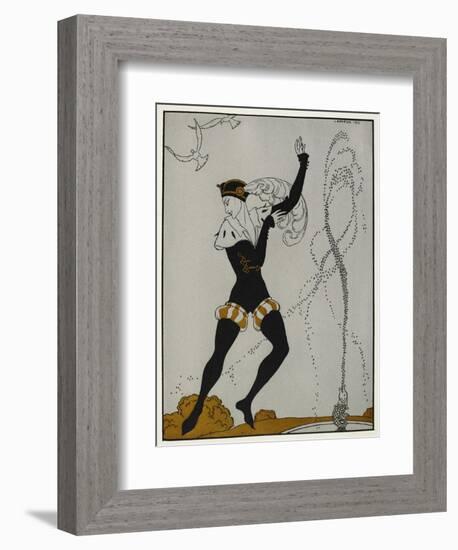 Designs On the Dances Of Vaslav Nijinsky-Georges Barbier-Framed Giclee Print