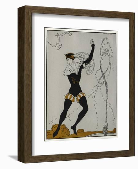 Designs On the Dances Of Vaslav Nijinsky-Georges Barbier-Framed Giclee Print