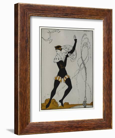 Designs On the Dances Of Vaslav Nijinsky-Georges Barbier-Framed Giclee Print