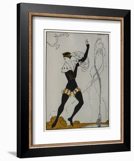 Designs On the Dances Of Vaslav Nijinsky-Georges Barbier-Framed Giclee Print