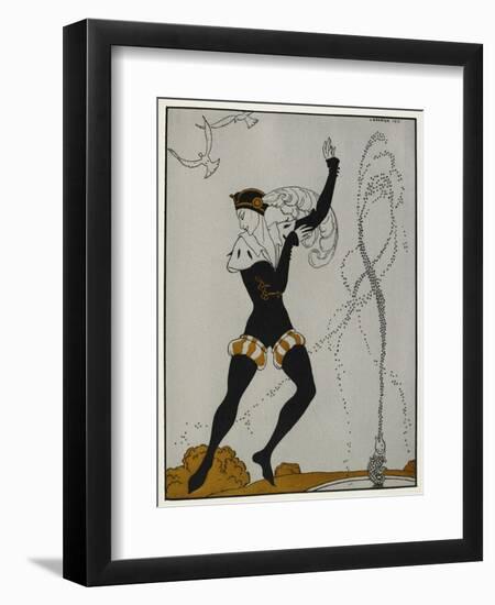 Designs On the Dances Of Vaslav Nijinsky-Georges Barbier-Framed Giclee Print