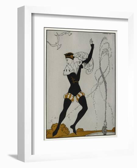 Designs On the Dances Of Vaslav Nijinsky-Georges Barbier-Framed Giclee Print