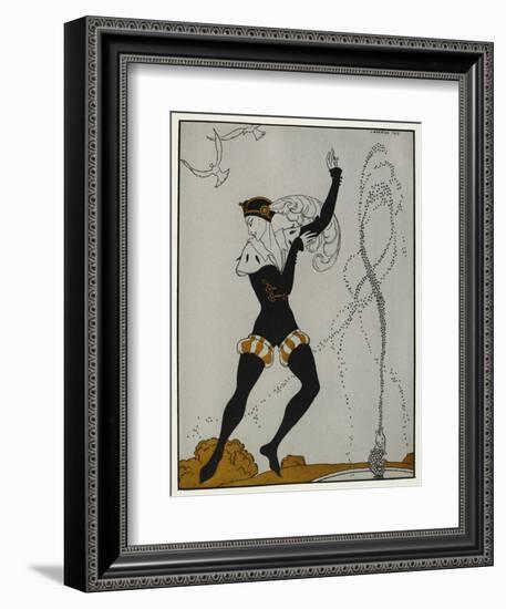 Designs On the Dances Of Vaslav Nijinsky-Georges Barbier-Framed Giclee Print