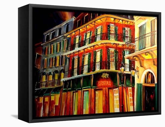 Desire Oyster Bar On Bourbon Street-Diane Millsap-Framed Stretched Canvas