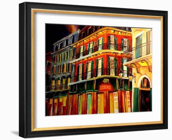 Desire Oyster Bar On Bourbon Street-Diane Millsap-Framed Art Print