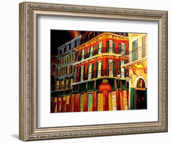 Desire Oyster Bar On Bourbon Street-Diane Millsap-Framed Art Print