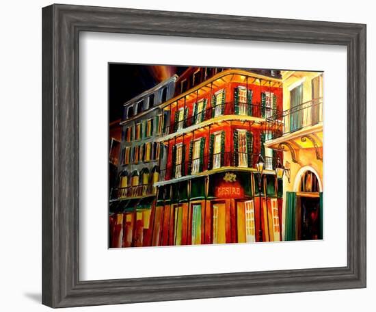 Desire Oyster Bar On Bourbon Street-Diane Millsap-Framed Art Print