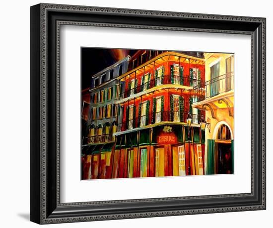 Desire Oyster Bar On Bourbon Street-Diane Millsap-Framed Art Print