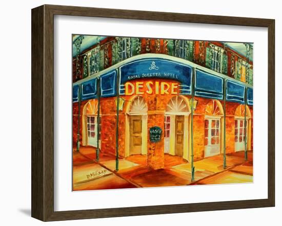 Desire Oyster Bar-Diane Millsap-Framed Art Print