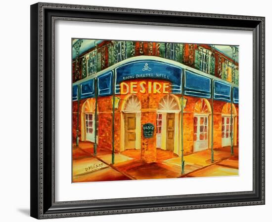 Desire Oyster Bar-Diane Millsap-Framed Art Print