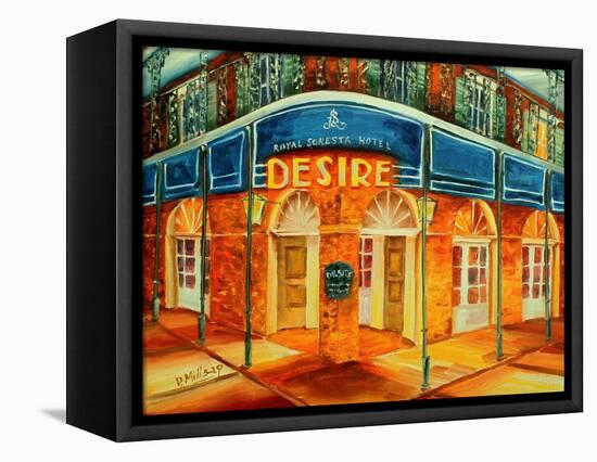 Desire Oyster Bar-Diane Millsap-Framed Stretched Canvas