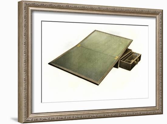 Desk on Which Thomas Jefferson Wrote Declaration of Independence-null-Framed Giclee Print