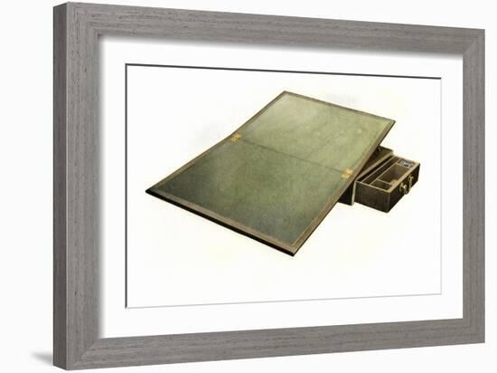 Desk on Which Thomas Jefferson Wrote Declaration of Independence-null-Framed Giclee Print