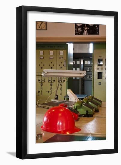 Desk Top in Control Station-Nathan Wright-Framed Photographic Print