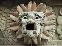 Sculpted Head of Goddess, Temple of Quetzacoatl, Teotihuacan, Mexico, North America-Desmond Harney-Photographic Print