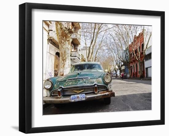 Desoto Station Wagon Car, Montevideo, Uruguay-Per Karlsson-Framed Photographic Print