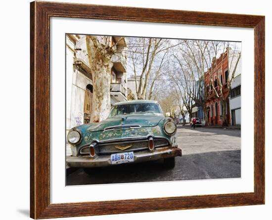 Desoto Station Wagon Car, Montevideo, Uruguay-Per Karlsson-Framed Photographic Print