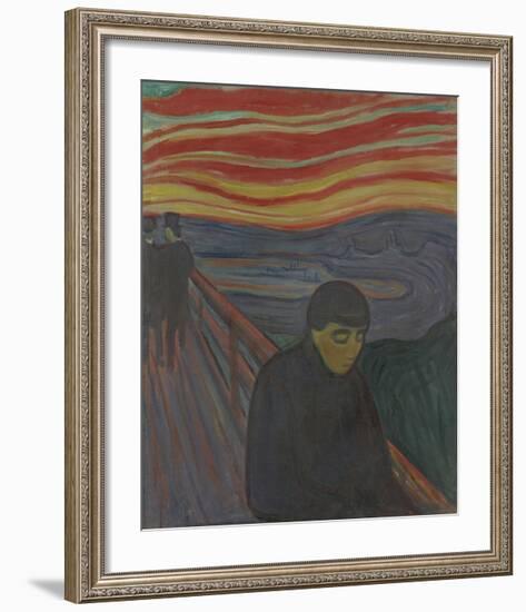 Despair 1894-Edvard Munch-Framed Premium Giclee Print