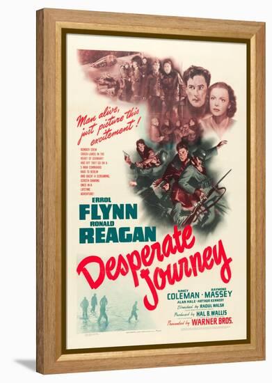 Desperate Journey, 1942-null-Framed Stretched Canvas